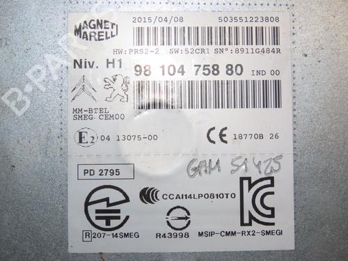 Radio PEUGEOT 308 II (LB_, LP_, LW_, LH_, L3_) 1.6 HDi | BP28968038E6 