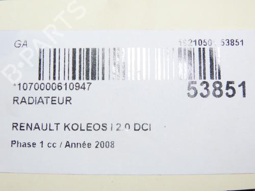 water-radiator-renault-koleos-i-hy_-2008-28829185 main image