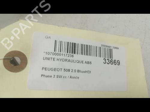 Used ABS pump PEUGEOT 508 SW I (8E_) 2.0 BlueHDi 180 (180 hp) 9598205