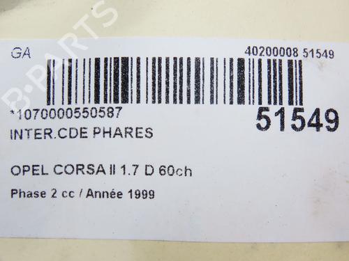 Headlight switch OPEL CORSA B (S93) 1.7 D (F08, F68, M68) | BP23124965I24 