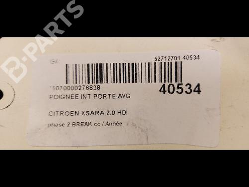 Venstre foran invendig håndtak CITROËN XSARA Break (N2) 2.0 HDI 90 | BP9613637I13 