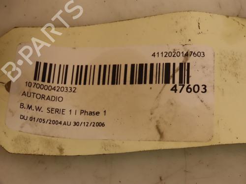 Radio BMW 1 (E87) 118 d | BP16555735E6