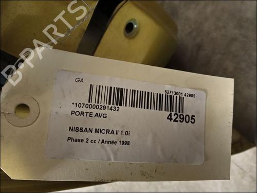 Used Left front door Left front door NISSAN MICRA II (K11) 1.0 i 16V (K11) (54 hp) 9615642 9615642