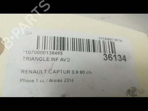 Right front suspension arm RENAULT CAPTUR I (J5_, H5_) 0.9 TCe 90 | BP14875885M13 
