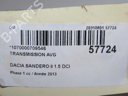 left-front-driveshaft-dacia-sandero-ii-2012-37432552 main image
