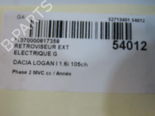 Left mirror DACIA LOGAN MCV (KS_) 1.6 16V Hi-Flex | BP33836472C26 - Image 3