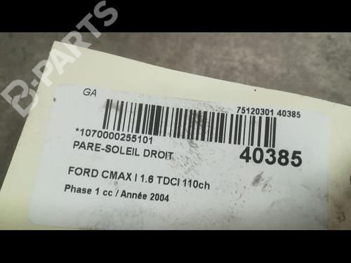 Højre solskærm FORD FOCUS C-MAX (DM2) 1.6 TDCi | BP9610250I2 