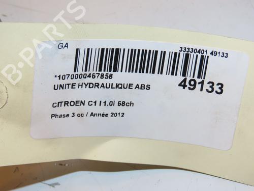 ABS pump CITROËN C1 (PM_, PN_) 1.0 | BP16707355M43 