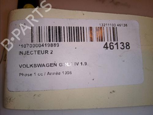 Used Injector Injector VW GOLF IV (1J1) 1.9 TDI (90 hp) 14950222 14950222