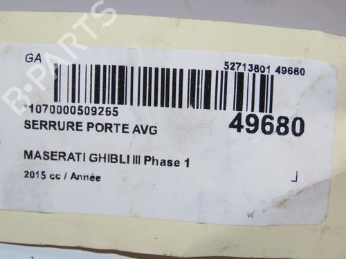 Used Front left lock Front left lock MASERATI GHIBLI III (M157) 3.0 D (275 hp) 17214534 17214534