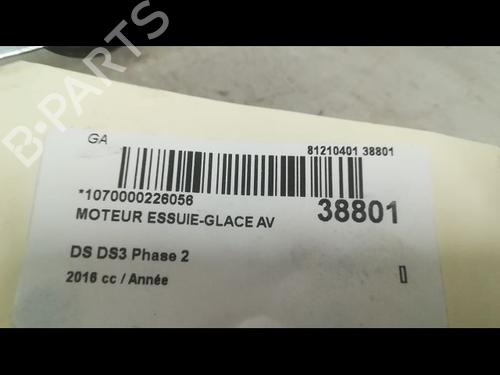 Used Front wiper motor DS DS 3 (SA_) 1.2 THP 110 / PureTech 110 (SAHNPS, SAHNZ6, SAHNZT) (110 hp) 9607094