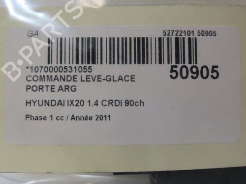 Left rear window switch HYUNDAI ix20 (JC) 1.4 CRDi | BP18709853I29
