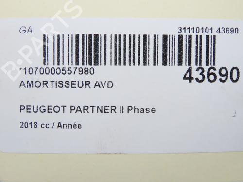 Right front shock absorber PEUGEOT PARTNER Box Body/MPV 1.6 BlueHDi 100 | BP29739511M17 
