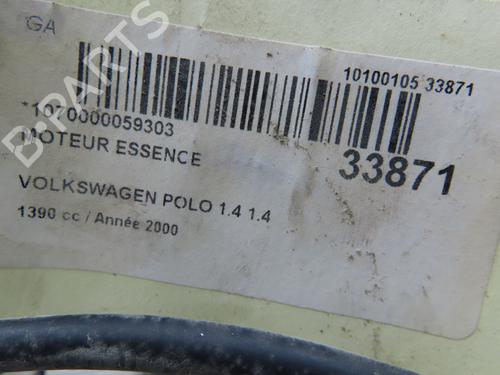 Used Engine VW POLO (6N2) 1.4 (60 hp) 9594867