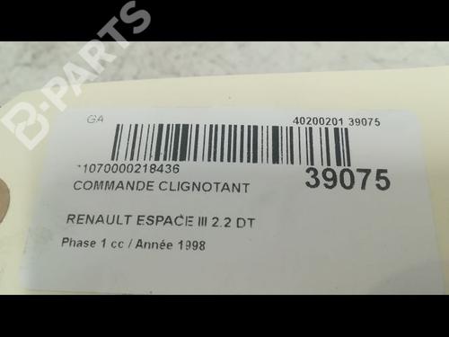 Steering column stalk RENAULT ESPACE III (JE0_) 2.2 12V TD (JE0E, JE0H, JE0P) | BP9606286I23 