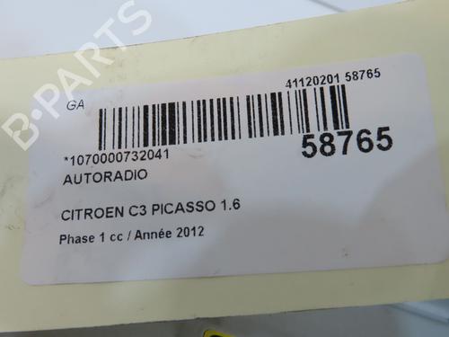 Radio CITROËN C3 Picasso (SH_) 1.6 VTi 120 | BP36494591E6 - Image 6
