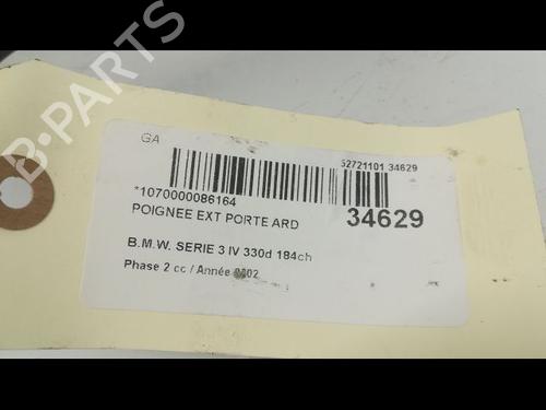 rear-right-exterior-door-handle-bmw-3-e46-330-d-51217002272-1997-1998-1999-2000-2001-2002-2003-2004-2005-9596497 main image