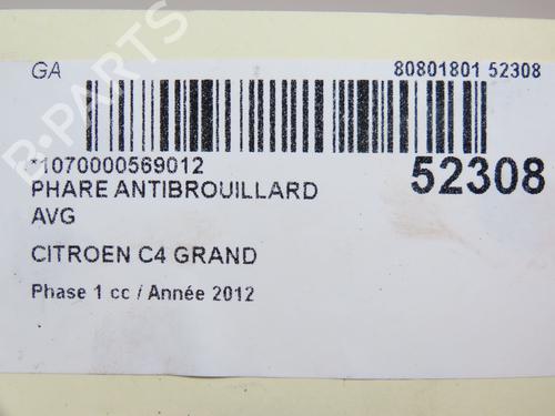 Faro Antiniebla delantero izquierdo CITROËN C4 Grand Picasso I (UA_) 2.0 HDi 150 | BP28969386C30 
