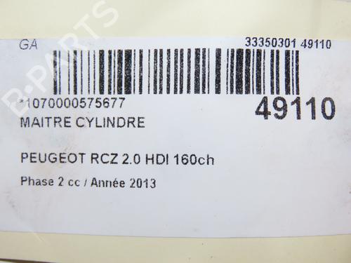 Brake master cylinder PEUGEOT RCZ 2.0 HDi | BP26383581M77 - Image 6