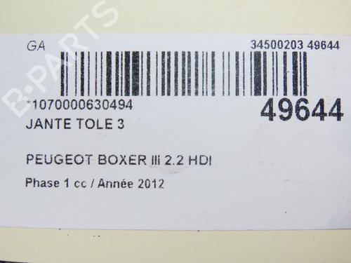 Fælk PEUGEOT BOXER Van 2.2 HDi 120 | BP33998782C45 - Image 3