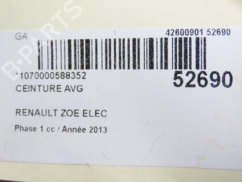Front left seatbelt RENAULT ZOE (BFM_) ZOE | BP28830805I26 - Image 2