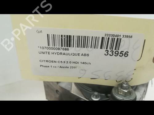 Used ABS pump ABS pump CITROËN C5 III (RD_) 2.0 HDi 165 (RDRHHA, RDRHH8) (163 hp) 9596598 9596598