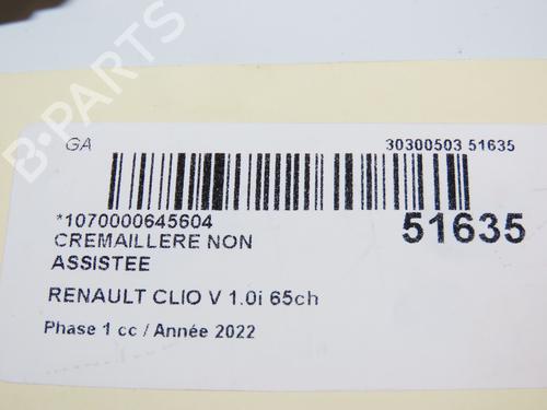 Steering rack RENAULT CLIO V (B7_) 1.0 SCe 65 (B7MG) | BP29379898M22 