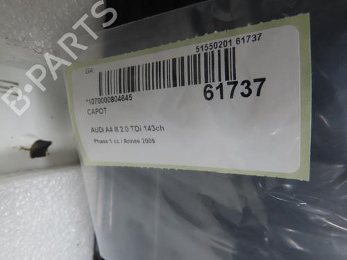 Used Hood Hood AUDI A4 B8 (8K2) 2.0 TDI (150 hp) 40162952 40162952