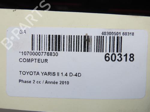 instrument-cluster-toyota-yaris-_p9_-2005-2006-2007-2008-2009-2010-2011-2012-2013-2014-37499484 main image