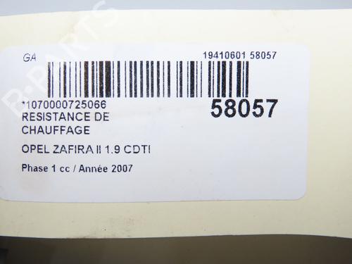 Resistência da chauffage Resistência da chauffage 39418469 39418469