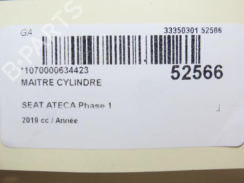 Brake master cylinder SEAT ATECA (KH7, KHP) 1.6 TDI | BP28967660M77