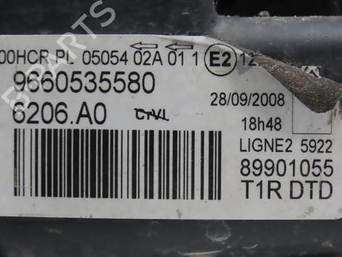 Faro derecho PEUGEOT 206 Hatchback (2A/C) 1.4 i (75 hp) 28832465