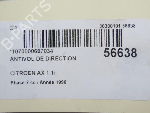 Used Ignition barrel CITROËN AX (ZA-_) 11 (60 hp) 31179705