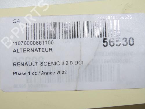 Used Alternator RENAULT SCÉNIC II (JM0/1_) 2.0 dCi (JM1K) (150 hp) 32037914