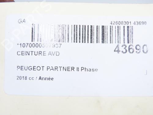 hjre-fortil-seleforstrammer-peugeot-partner-box-bodympv-2008-30117107 main image