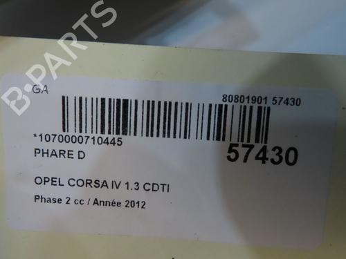 Right headlight OPEL CORSA D (S07) 1.3 CDTI (L08, L68) | BP36396256C29 - Image 4