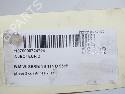 Injector BMW 1 (F20) 114 d | BP33008021M100 - Image 4