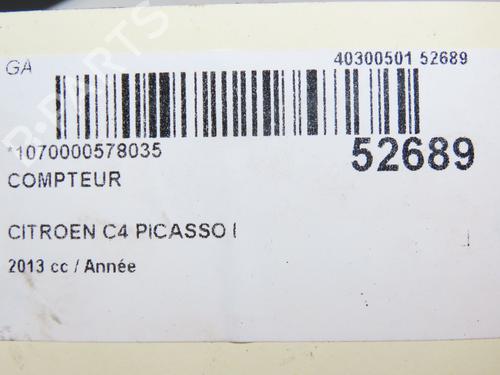 Used Instrument cluster CITROËN C4 Picasso I MPV (UD_) 1.6 HDi 110 (112 hp) 28830482