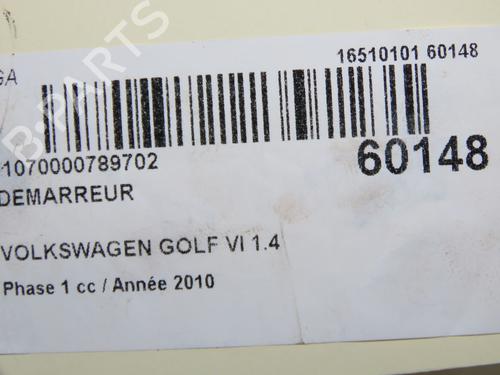 Starter VW GOLF VI (5K1) 1.4 TSI | BP37529752M8  - Image 7