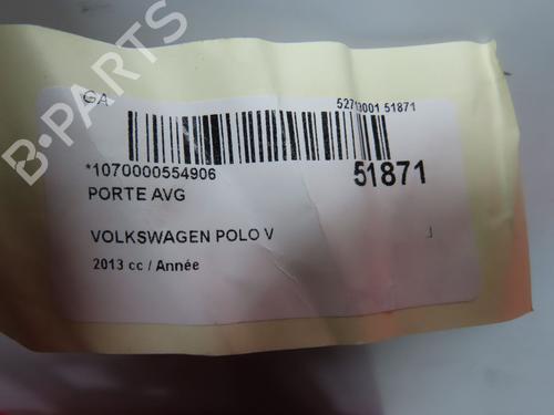 Used Left front door VW POLO V (6R1, 6C1) 1.6 TDI (90 hp) 28831294