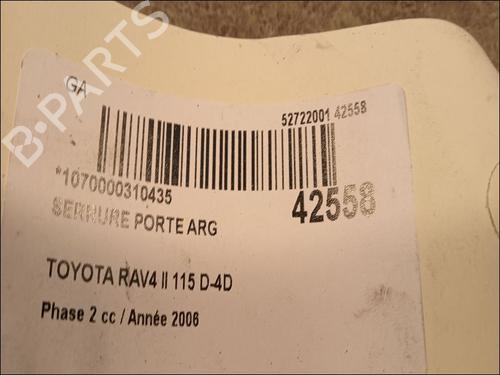 rear-left-lock-toyota-rav-4-ii-_a2_-20-d-4wd-cla20_-cla21_-cla20r-cla21r-6934042060-2000-2001-2002-2003-2004-2005-9617458 main image