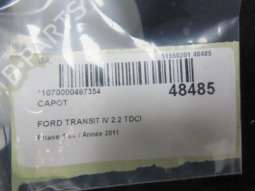 Used Hood FORD TRANSIT Van (FA_ _) 2.2 TDCi (85 hp) 28801876