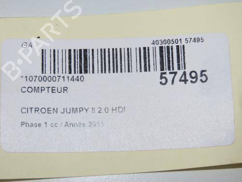 Used Instrument cluster CITROËN JUMPY II Van 2.0 HDi 125 (128 hp) 32179153