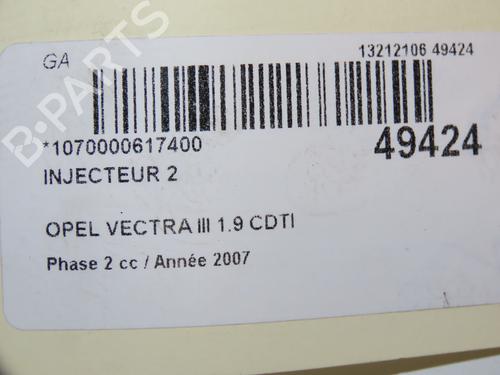 Injector OPEL VECTRA C GTS (Z02) 1.9 CDTI (F68) | BP28828918M100 