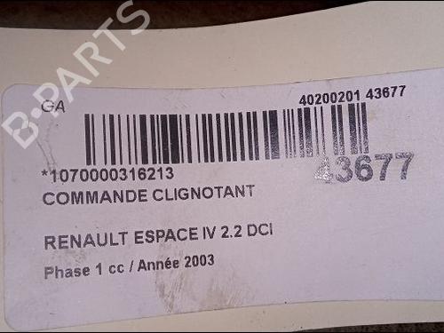 Used Steering column stalk RENAULT ESPACE IV (JK0/1_) 2.2 dCi (JK0H) (150 hp) 9617934