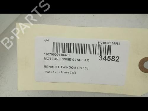 Used Rear wiper motor Rear wiper motor RENAULT TWINGO II (CN0_) 1.5 dCi (CN0E) (64 hp) 9597730 9597730