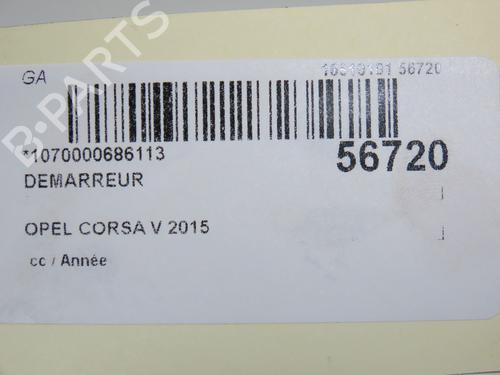 Startmotor OPEL CORSA D (S07) 1.2 (L08, L68) | BP30978795M8 