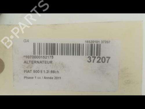 Used Alternator FIAT 500 (312_) 1.2 (312AXA1A) (69 hp) 9602877