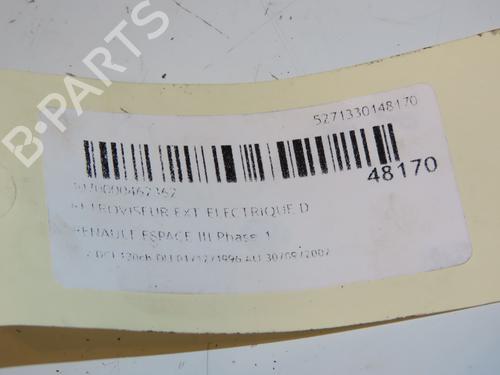 Right mirror RENAULT ESPACE III (JE0_) 2.2 dCi (JE0K) | BP23176133C27