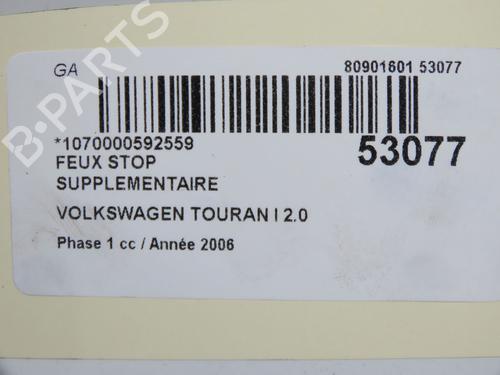 Used Third brake light Third brake light VW TOURAN (1T1, 1T2) 2.0 TDI 16V (140 hp) 33477645 33477645